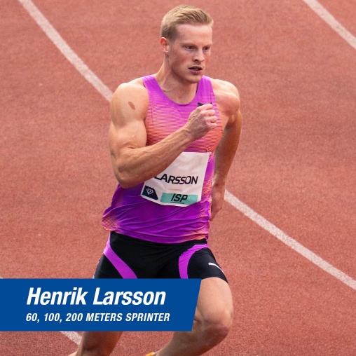 Henrik Larsson - Sprinter 60, 100, 200 meter sprinter